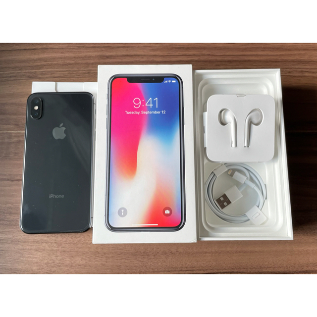 iPhone X Space Gray 64 GB SIMフリー