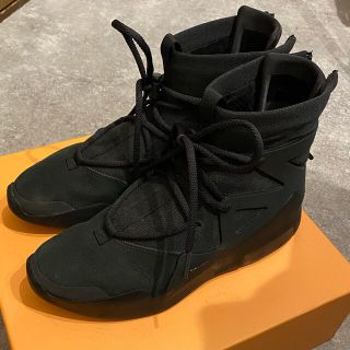 ナイキ(NIKE)のNIKE AIR FEAR OF GOD 1 TRIPLE BLACK  (スニーカー)