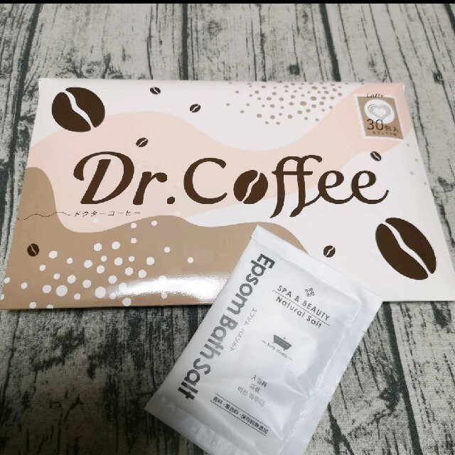 本日届いたばかり！！ドクターコーヒー(カフェラテ味)30包未開封♡ コスメ/美容のダイエット(ダイエット食品)の商品写真