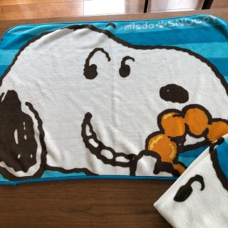 スヌーピー(SNOOPY)の【陸のクー様専用】スヌーピー  ブランケット2枚(キャラクターグッズ)