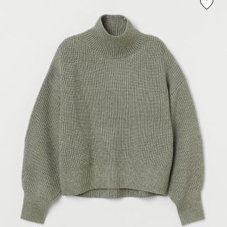 エイチアンドエム(H&M)のH&M 新品　バルーンリブセーター(ニット/セーター)