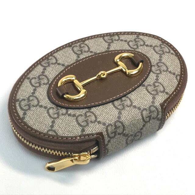 Gucci(グッチ)の未使用 グッチ 622040 GGスプリーム ホースビット 1955 小銭入れ レディースのファッション小物(コインケース)の商品写真