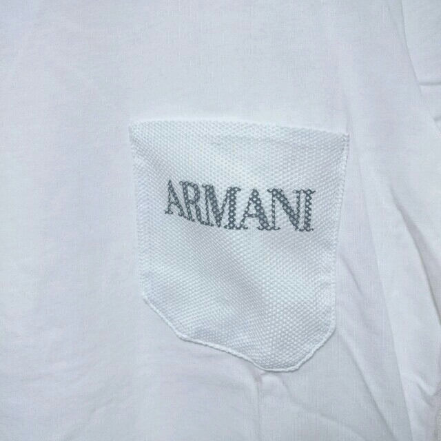 Giorgio Armani(ジョルジオアルマーニ)の【ARMANI】 ポケット付　Tシャツ メンズのトップス(Tシャツ/カットソー(半袖/袖なし))の商品写真