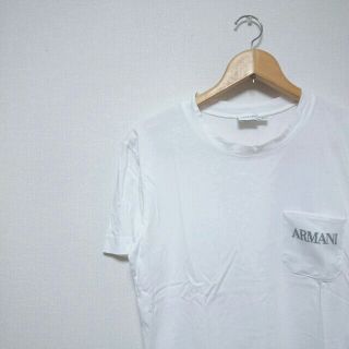 ジョルジオアルマーニ(Giorgio Armani)の【ARMANI】 ポケット付　Tシャツ(Tシャツ/カットソー(半袖/袖なし))