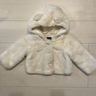 ベビーギャップ(babyGAP)のbaby gap くま耳エコファージャケット　80cm(ジャケット/コート)