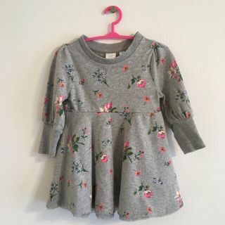 ベビーギャップ(babyGAP)のGap 花柄ワンピース80 サラジェシカパーカー(ワンピース)