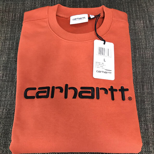 carhartt(カーハート)の【新品】Carhartt WIP ロゴ刺繍 スウェット/Lサイズ メンズのトップス(スウェット)の商品写真