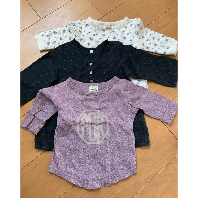 UNIQLO(ユニクロ)のkids baby 80 6セット キッズ/ベビー/マタニティのベビー服(~85cm)(ロンパース)の商品写真