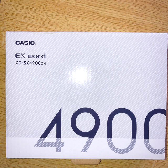 電子辞書 カシオ CASIO EX-WORD XD-SX4900 gn