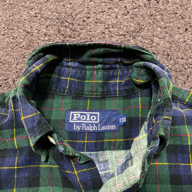 POLO RALPH LAUREN(ポロラルフローレン)のラルフローレン140  お洒落な冬素材シャツ キッズ/ベビー/マタニティのキッズ服男の子用(90cm~)(ブラウス)の商品写真