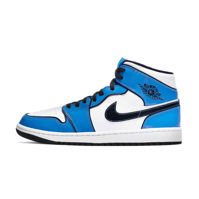 NIKE(ナイキ)のAIR JORDAN 1 MID signal blue メンズの靴/シューズ(スニーカー)の商品写真