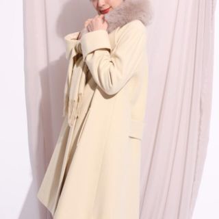 Rirandture Aラインロングコート レッド size2 sandiegokidsdentist.com