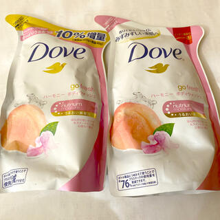 ユニリーバ(Unilever)のダヴ　ボディウォッシュ　2個セット　dove ピーチ(ボディソープ/石鹸)