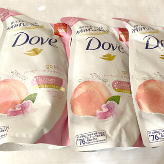 ユニリーバ(Unilever)のダヴ　ボディウォッシュ　3個セット　dove ピーチ(ボディソープ/石鹸)
