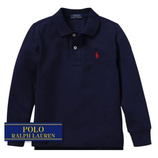 ラルフローレン(Ralph Lauren)の☆新品☆115 ラルフローレン コットンメッシュポロシャツ ネイビー 0521(Tシャツ/カットソー)