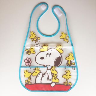 スヌーピー(SNOOPY)のスヌーピー 食事エプロン ヒブ(お食事エプロン)