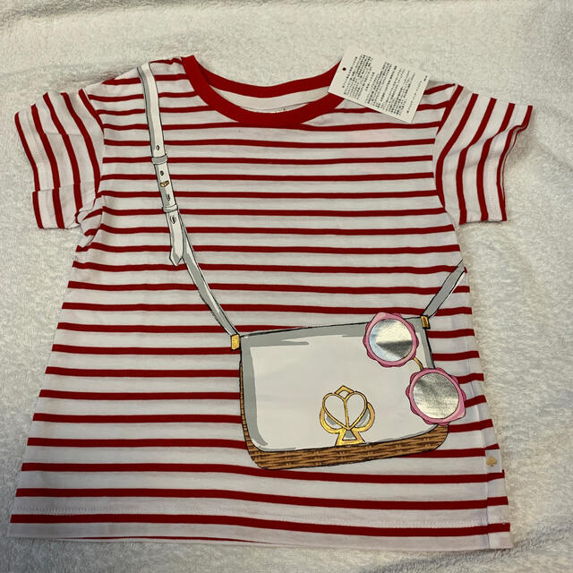 kate spade new york(ケイトスペードニューヨーク)の新品未使用120ケイトスペードTシャツ キッズ/ベビー/マタニティのキッズ服女の子用(90cm~)(Tシャツ/カットソー)の商品写真