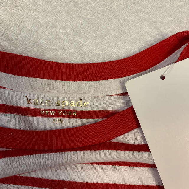 kate spade new york(ケイトスペードニューヨーク)の新品未使用120ケイトスペードTシャツ キッズ/ベビー/マタニティのキッズ服女の子用(90cm~)(Tシャツ/カットソー)の商品写真