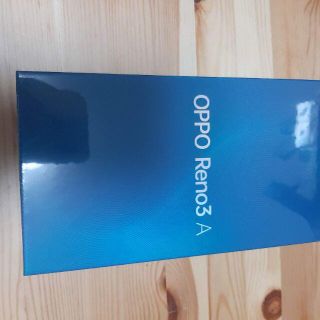 オッポ(OPPO)の【新品未使用】OPPO Reno3A black CPH2013BK(スマートフォン本体)