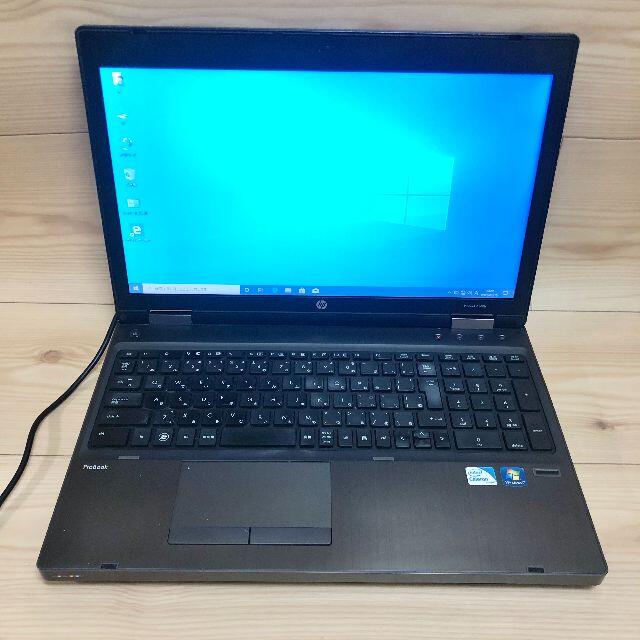 非搭載BluetoothノートPC HP 6560b Cel 320G Win10 office