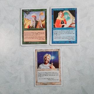 マジックザギャザリング(マジック：ザ・ギャザリング)のMTG 《悟りの教示者/俗世の教示者/神秘の教示者》 英語版 3枚セット(シングルカード)