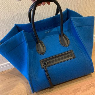 公式 オンライン ショップ 美品♡CELINE セリーヌ ラゲージマイクロショッパー ブルー系 レディース,バッグ 買い物サービス