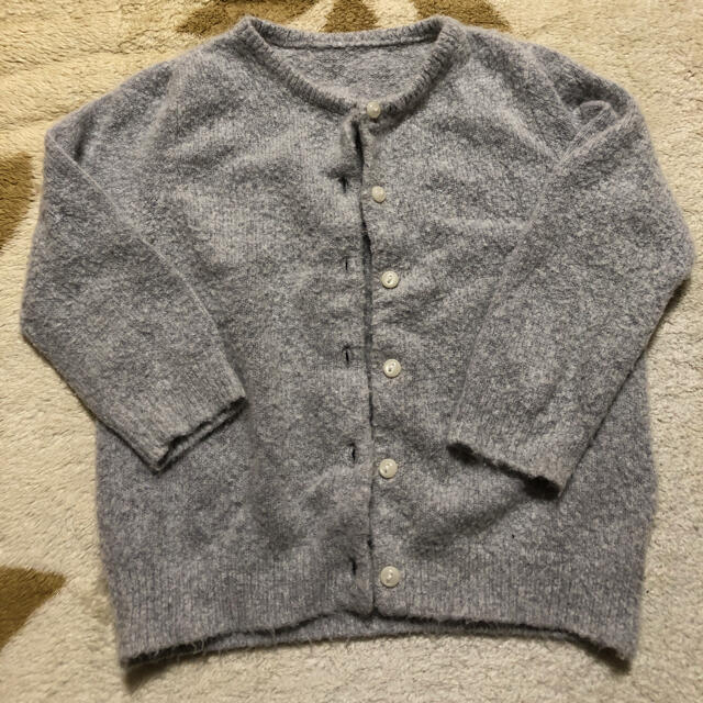 COMME CA ISM(コムサイズム)のコムサイズム　カーディガン　グレー　90   キッズ/ベビー/マタニティのキッズ服女の子用(90cm~)(カーディガン)の商品写真