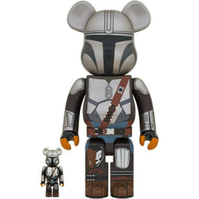 MEDICOM TOY(メディコムトイ)のBE@RBRICK MANDALORIAN 100% & 400%  エンタメ/ホビーのフィギュア(その他)の商品写真