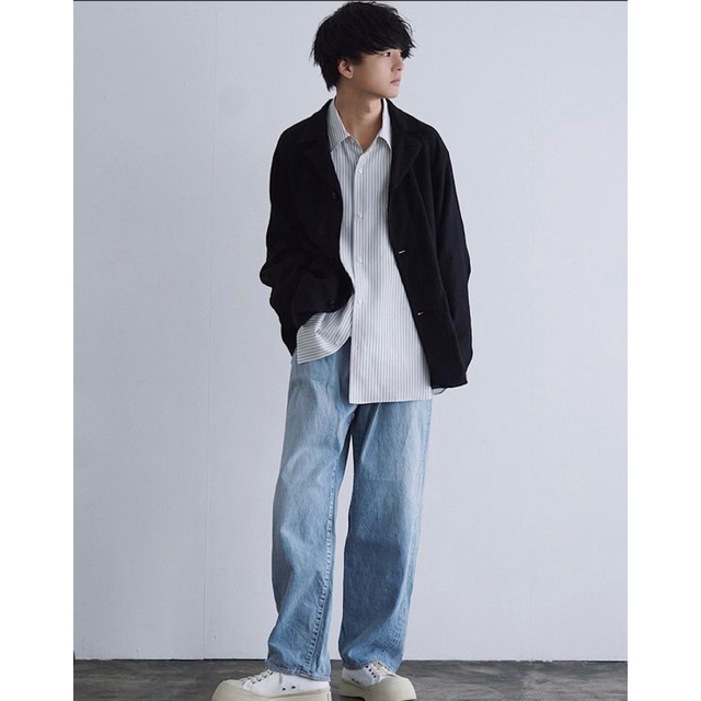 デニム/ジーンズ新品 21SS comoli DENIM 5P PANTS デニム BLEACH