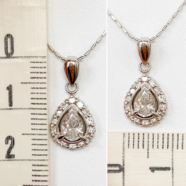 Atsu様専用✨ジュエリーマキ✨一粒0.45ct❣️ダイヤPt850 ペンダント レディースのアクセサリー(チャーム)の商品写真