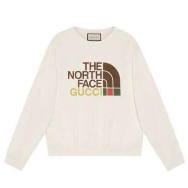 Gucci(グッチ)の【はまうまべ様専用】Gucci The North Face トレーナー　L レディースのトップス(トレーナー/スウェット)の商品写真