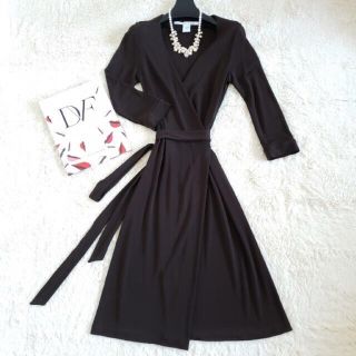 ダイアンフォンファステンバーグ(DIANE von FURSTENBERG)の美品！ダイアンフォンファステンバーグ☆定番人気！ラップワンピース(ひざ丈ワンピース)