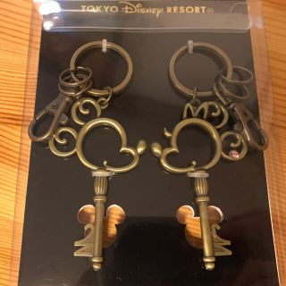 ディズニー(Disney)のディズニー　ミッキー&ミニー　ペアキーストラップ(キャラクターグッズ)