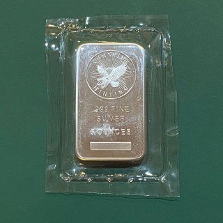 【純銀】5オンス銀インゴット（サンシャインミント）(その他)