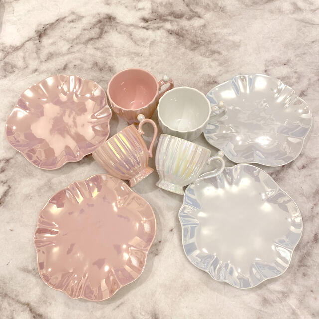Francfranc - フランフラン 新品 シェルマグカップ プレート 皿 Francfranc - フランフラン 新品 シェルマグカップ プレート 皿
