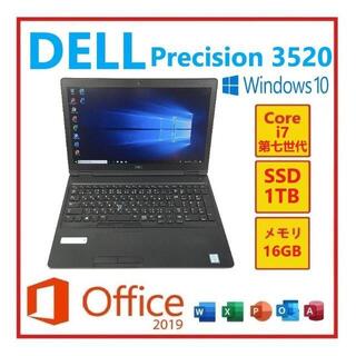 デル(DELL)のRL-30 DellPreision3520 Win10Office2019搭載(ノートPC)