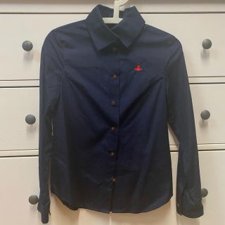 ヴィヴィアンウエストウッド(Vivienne Westwood)のVivienneWestwood☆ネイビーシャツ(シャツ/ブラウス(長袖/七分))