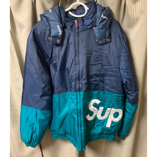 supreme sideline logo ダウンジャケット シュプリーム 正規