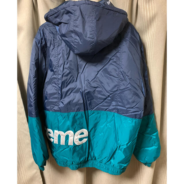 supreme sideline logo parka jacket Lサイズ - ダウンジャケット