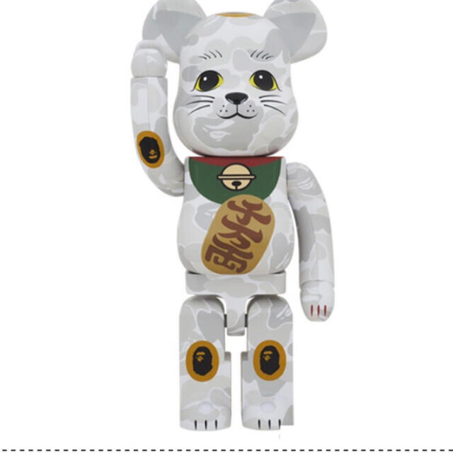 A BATHING APE & BE@RBRICK 招き猫　1000%