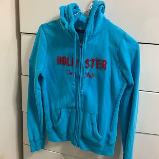 ホリスター(Hollister)の最終値下げ　ホリスター　パーカー　トレーナー　青　水色(パーカー)