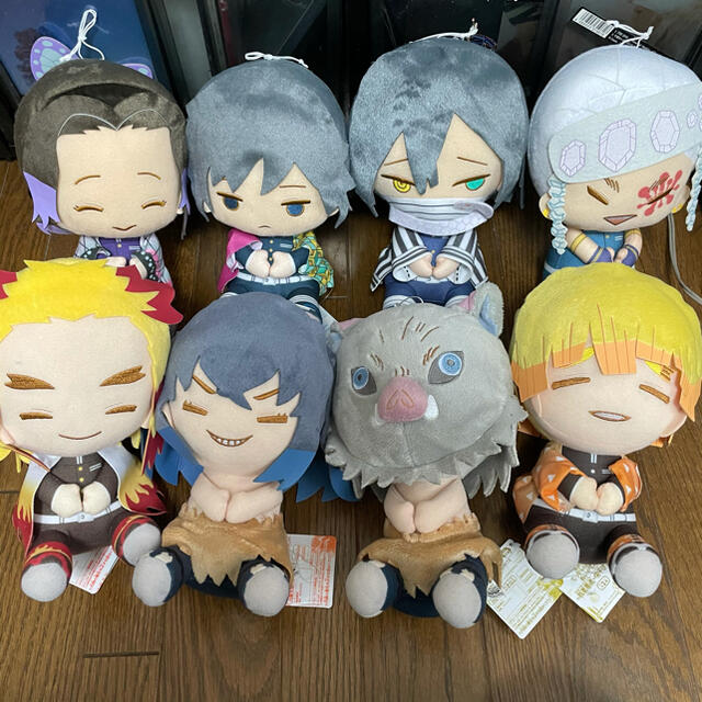 鬼滅の刃 でっかいぽふっとぬいぐるみセット - ぬいぐるみ