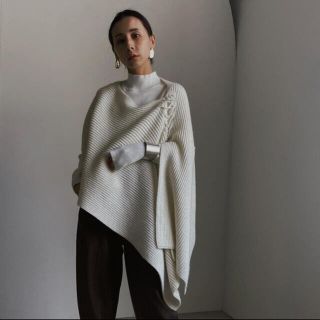 アメリヴィンテージ(Ameri VINTAGE)の4WAY MUFFLER LAYERED KNIT(ニット/セーター)