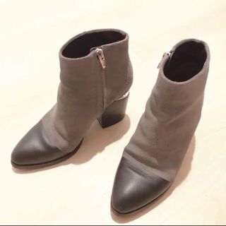 アレキサンダーワン(Alexander Wang)の【お値下げ！】アレキサンダーワン ショートブーツ 37 スエード(ブーティ)