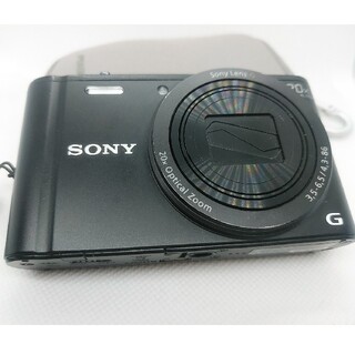ソニー(SONY)のサイバーショット　DSC-WX350  中古デジカメ　ソニー　ポーチおまけ(コンパクトデジタルカメラ)