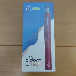 プルームテック(PloomTECH)の【新品未開封】「Ploom TECH+」本体　ワインレッド(タバコグッズ)