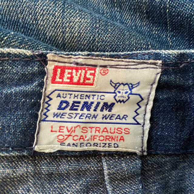 Levi's(リーバイス)のLevi's  50〜60’s ショートホーン ランチパンツ talon メンズのパンツ(デニム/ジーンズ)の商品写真