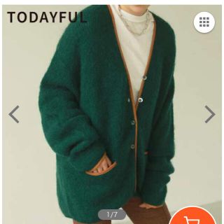 トゥデイフル(TODAYFUL)のトゥデイフル  Piping Knit Cardigan(カーディガン)