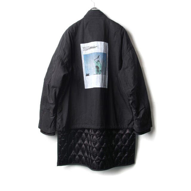 RAF SIMONS(ラフシモンズ)の新品タグ付き　almostblack モッズコート　2way メンズのジャケット/アウター(モッズコート)の商品写真