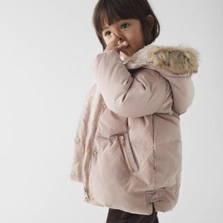 ザラキッズ(ZARA KIDS)の【本日限定値下】zara baby ザラベビー ロング丈 パフコート 92cm(コート)